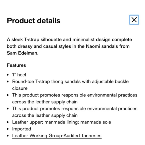 Sam Edelman Naomi T Strap Thong Beige Sandals Size 8.5 - Picture 10 of 10